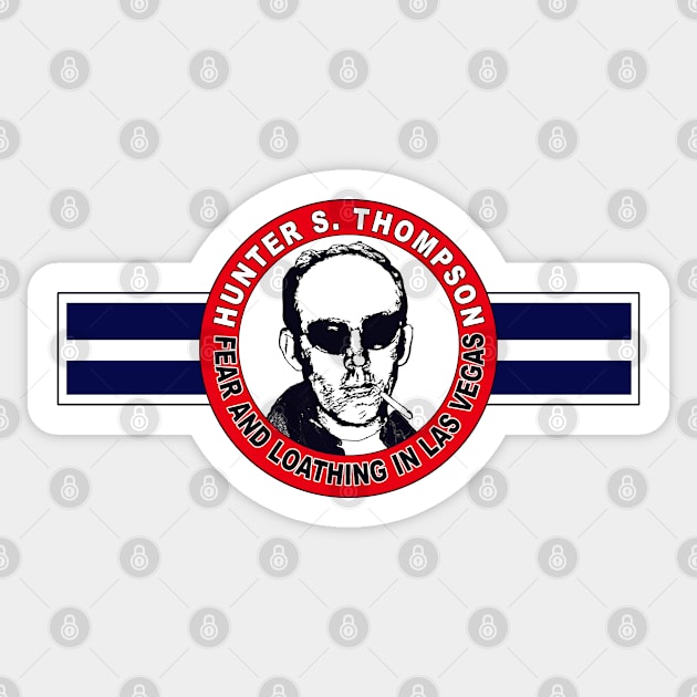 Hunter S. Thompson Sticker by Exile Kings 